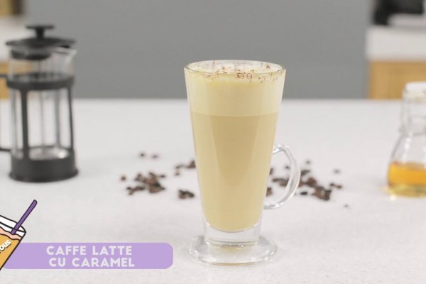 Caffe Latte cu Caramel Home Made