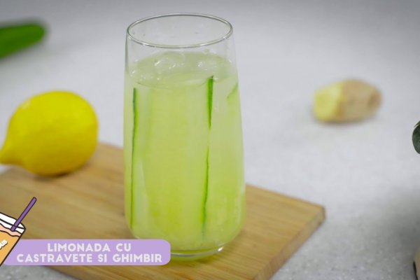 Limonada cu Castravete si Ghimbir