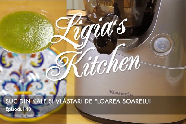 Suc verde de kale made by Raw Chef Ligia Pop