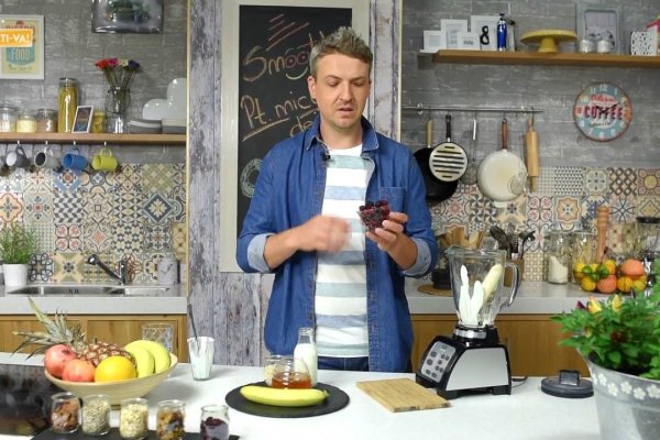 Smoothie cu banane pentru micul dejun