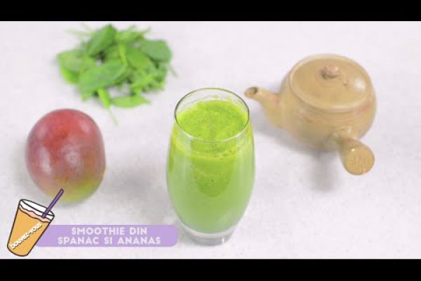 Smoothie cu spanac si ananas - Reteta video