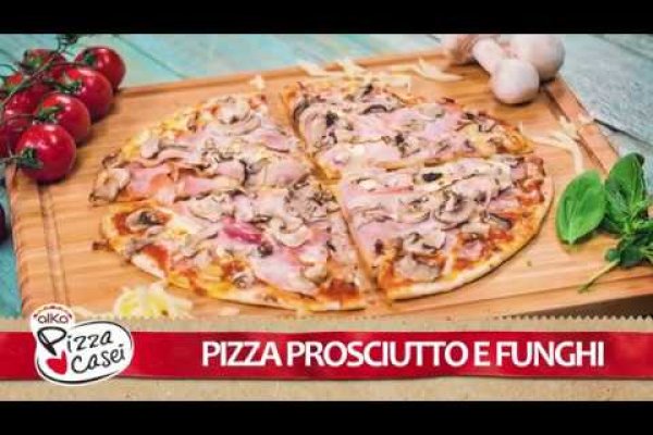 Pizza prosciutto e funghi