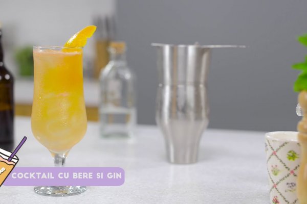 Cocktail cu Gin si Bere Pilsner