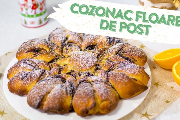 Cozonac floare de post