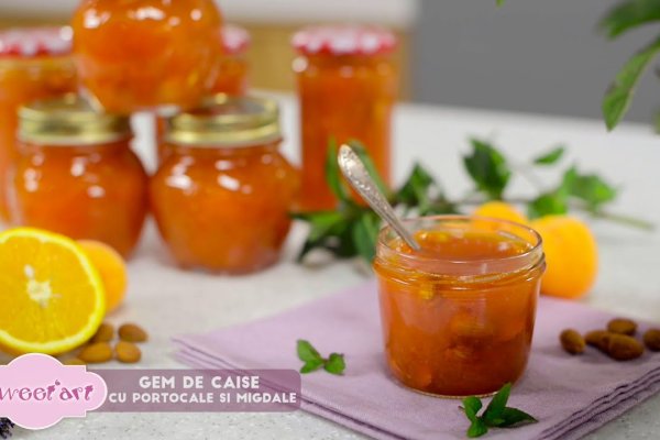 Gem de caise cu portocale si migdale