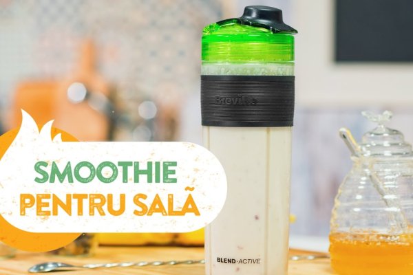 Smoothie energizant pentru sala