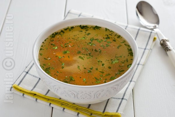 Supa de pui, made by Jamila Cuisine