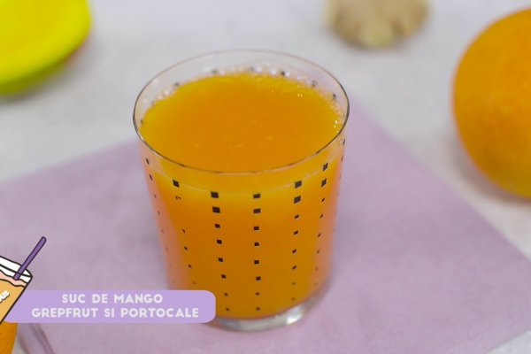 Suc cu mango, grepfrut si portocale