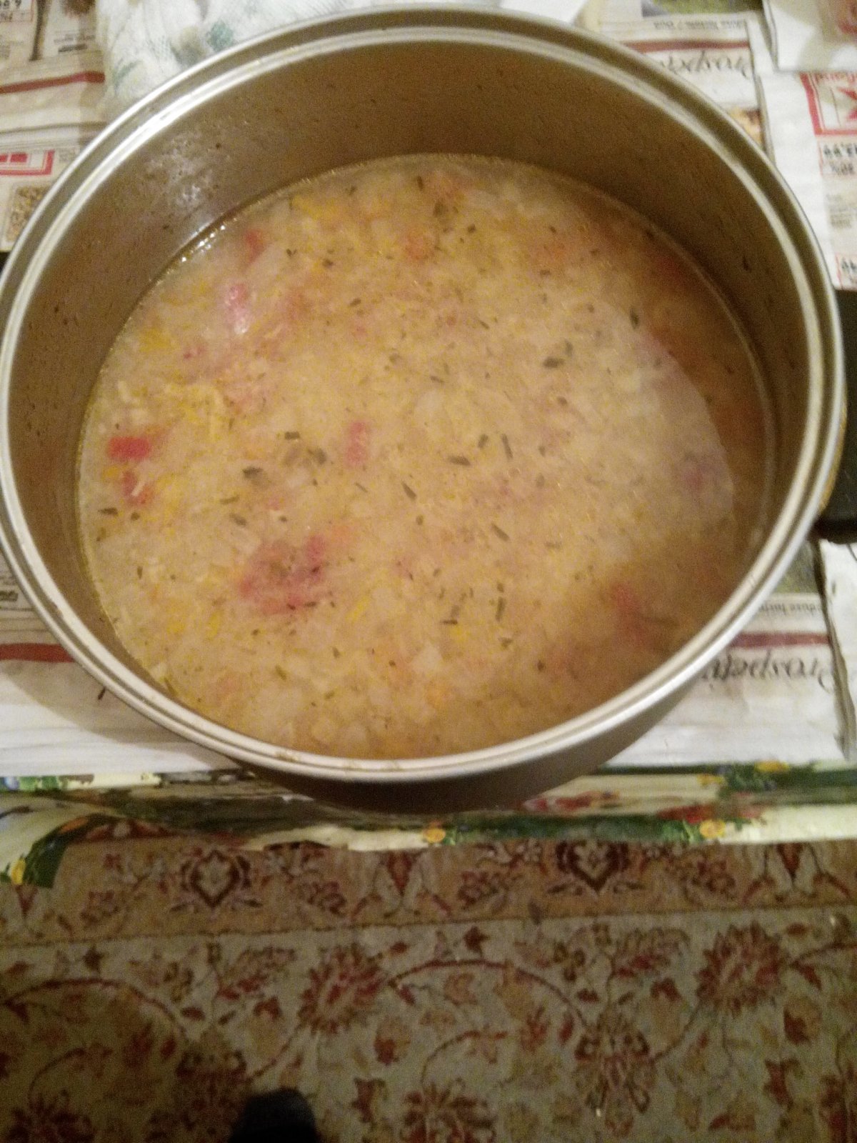 Bors de fasole uscata