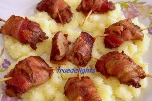 Ficat de pui in bacon