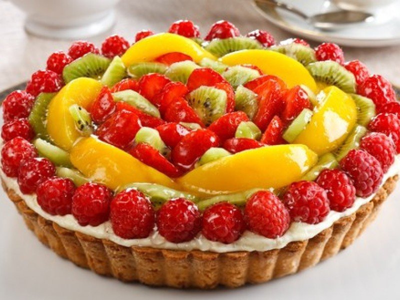 Tarta de inghetata si fructe