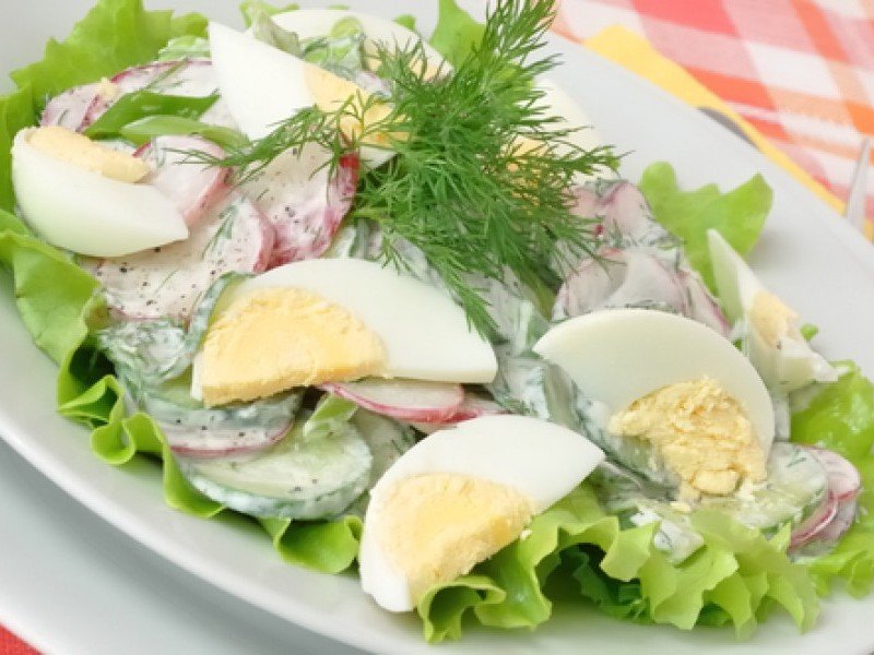 Salata de ridichi cu oua