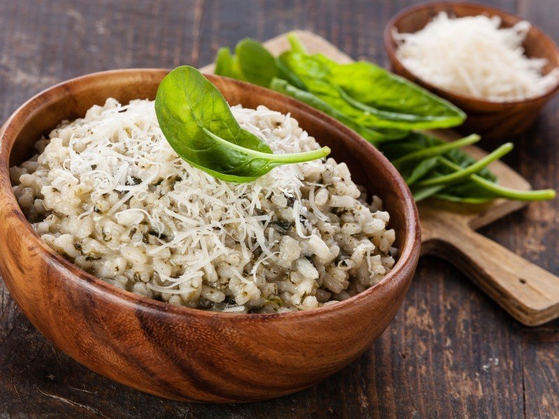 Risotto cu spanac