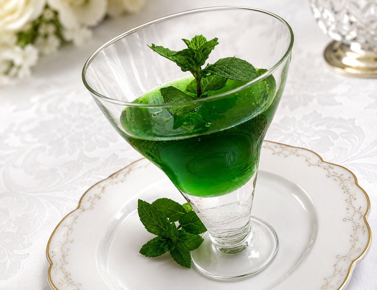 Sirop de menta cu miere
