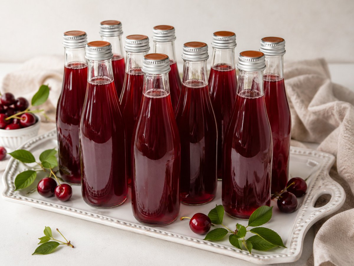 Sirop de visine simplu
