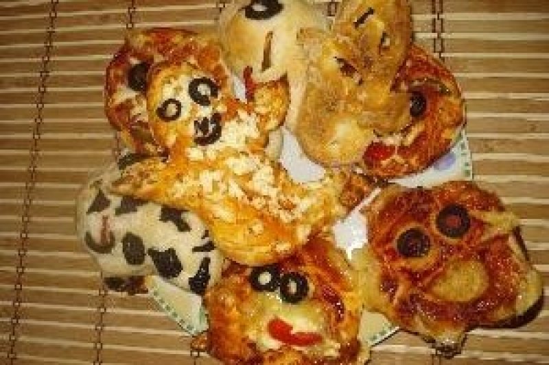 Mini Pizza Halloween