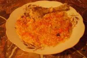 Pilaf de orez picant