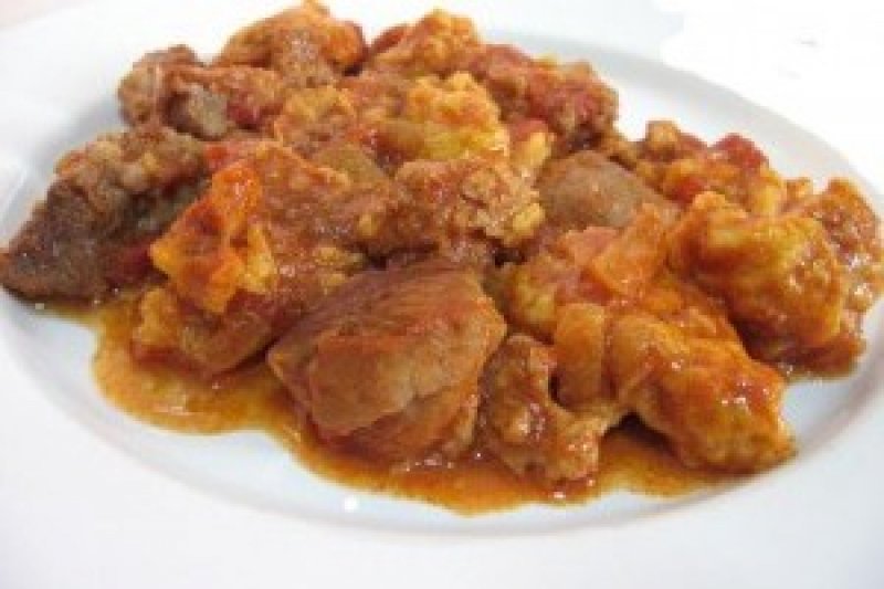 Papricas cu galuste de faina