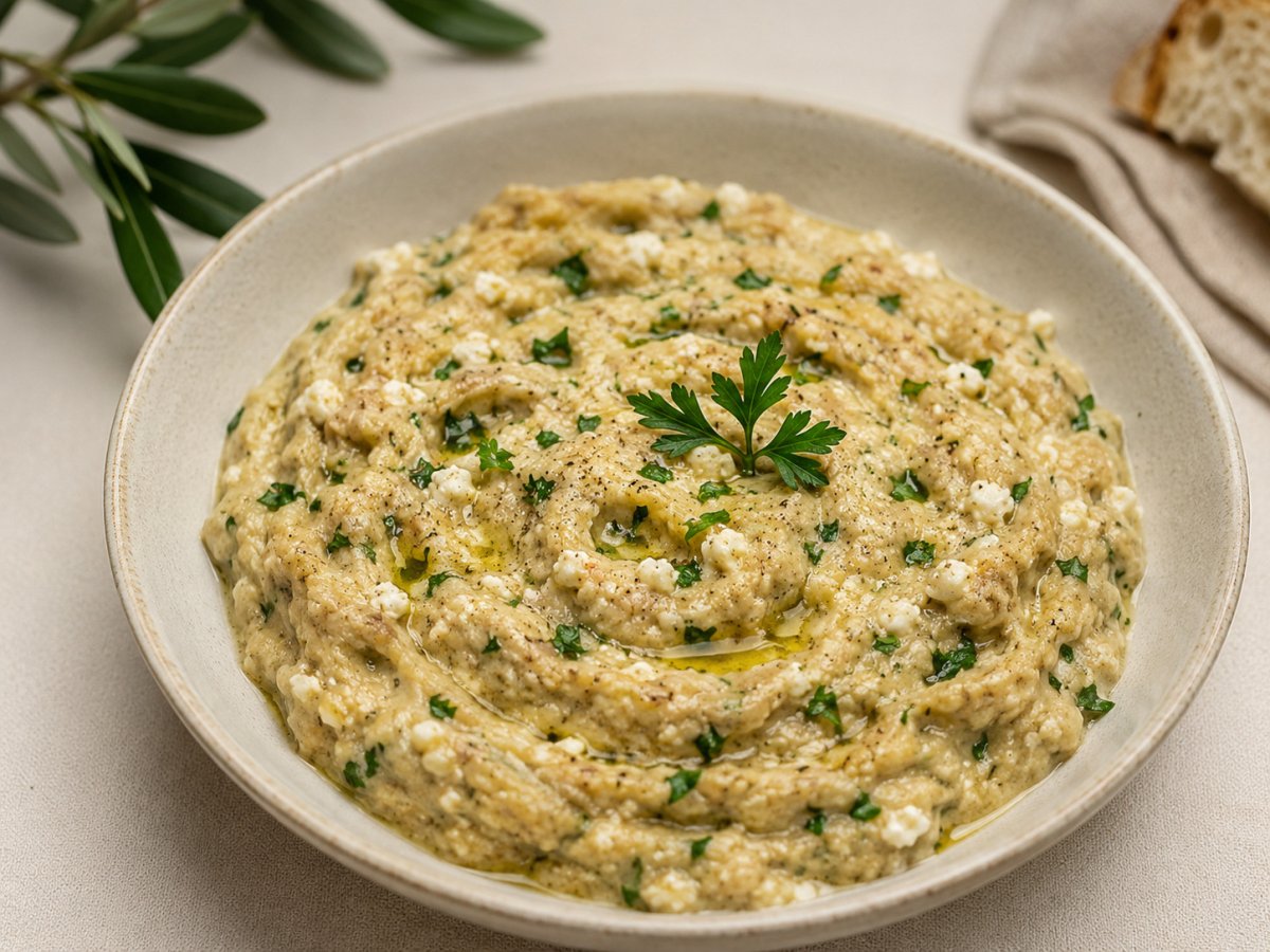 Melitzanosalata – salata greceasca de vinete cu feta