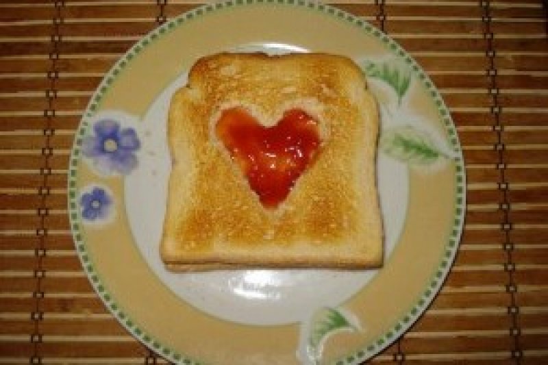 Sandwich Inimioara Valentine`s Day