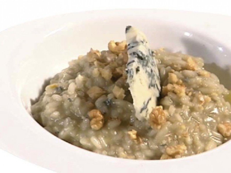 Risotto cu gorgonzola si nuci