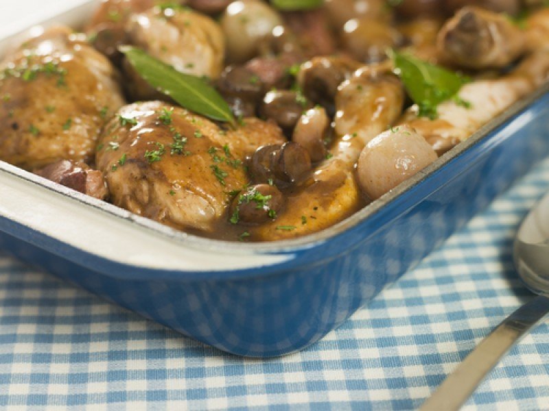 Coq au vin de la Julia Child