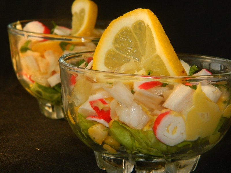 Salata de andive cu surimi