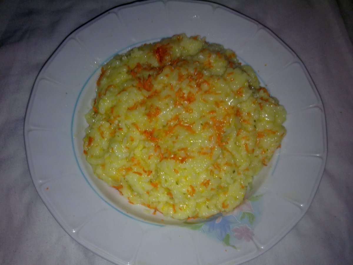 Pilaf de orez cu morcovi