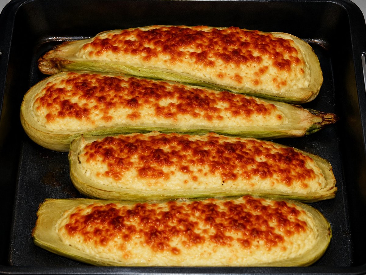 Dovlecei deliciosi cu branza si smantana
