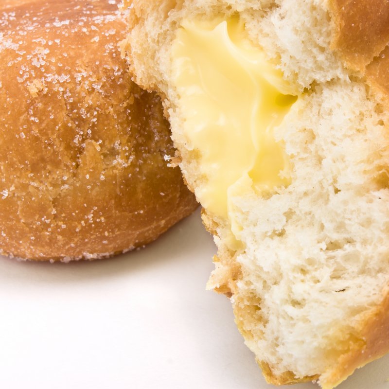 Gogosi pufoase cu vanilie (bomboloni)