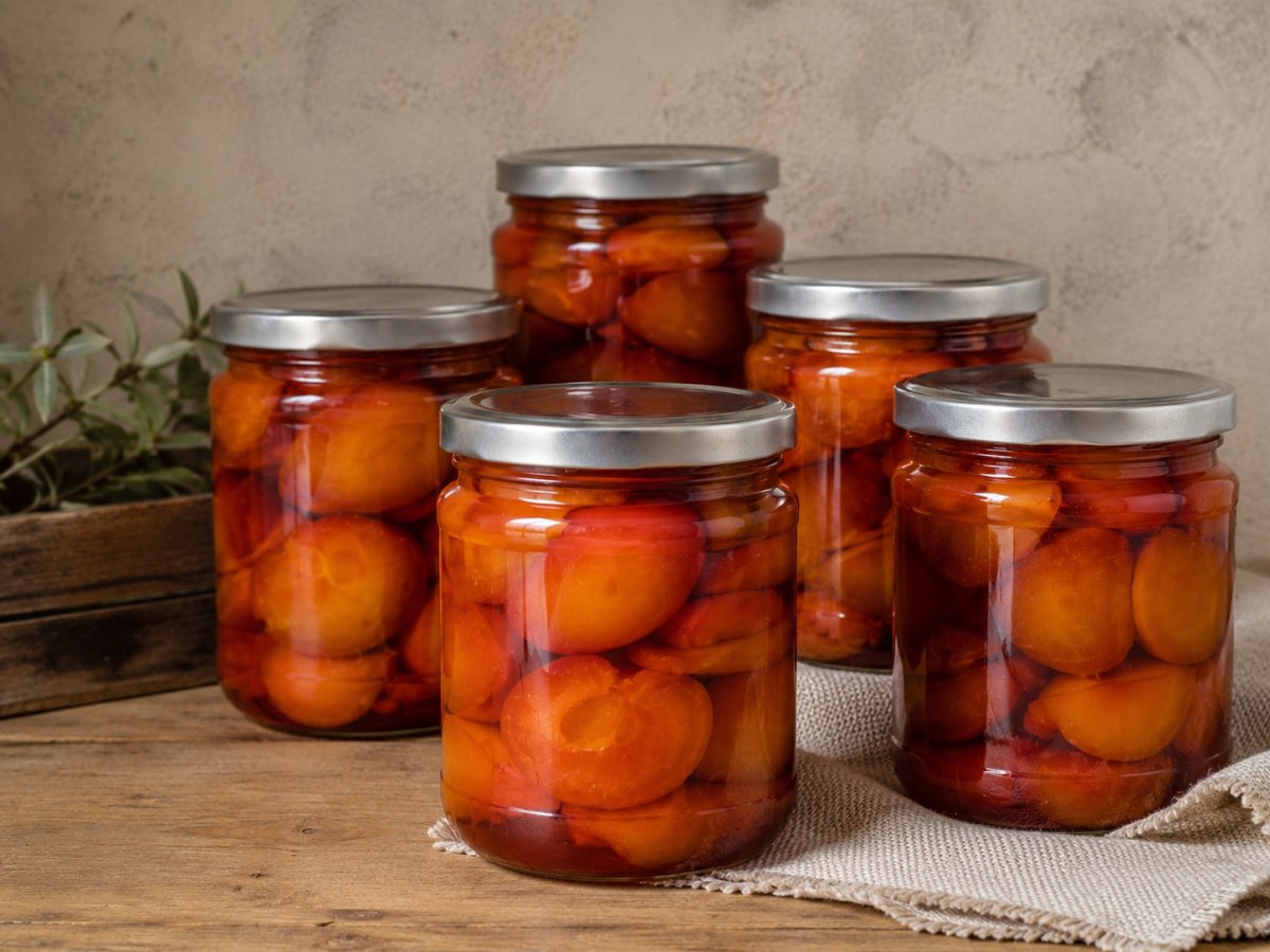 Compot de prune cu scortisoara