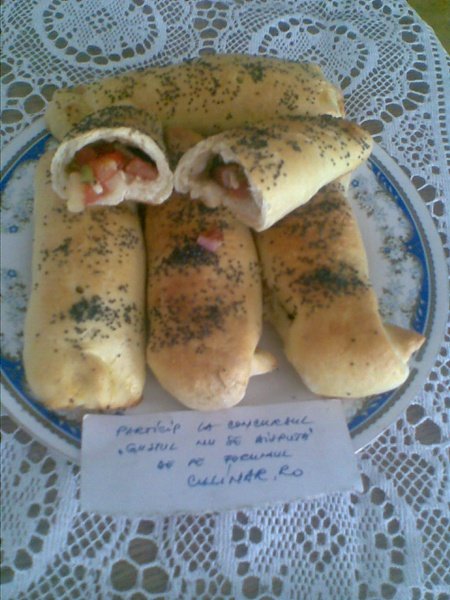 Mini pizza calzone