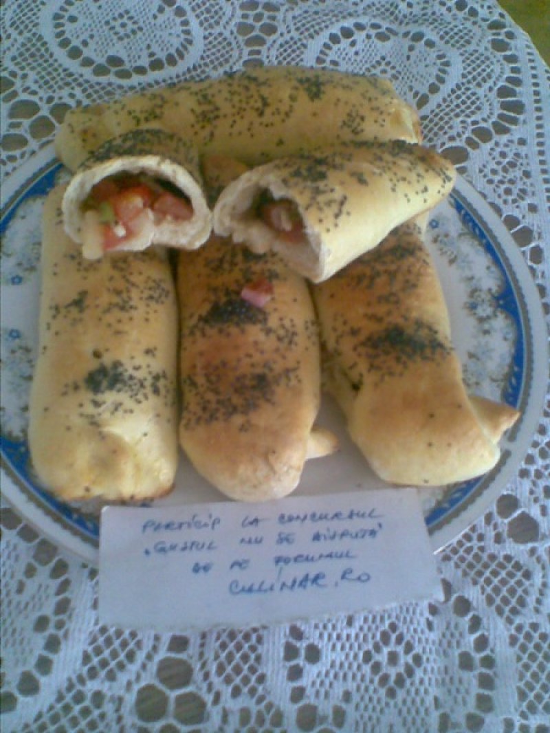 Mini pizza calzone