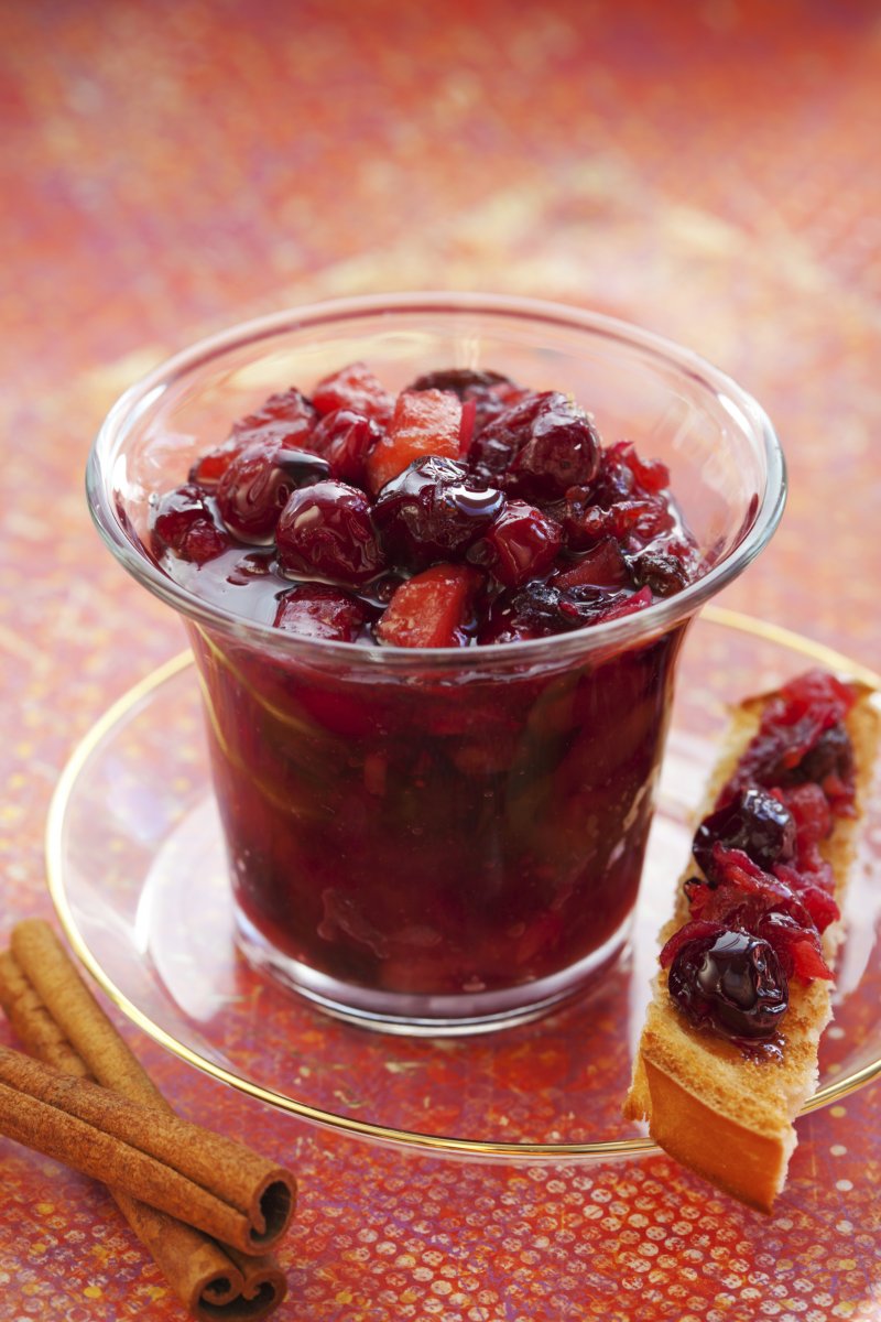 Chutney cu merisoare si mere