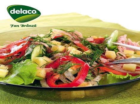 Salata de legume cu cascaval Delaco Sofia