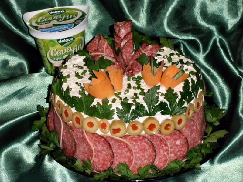 Smorgastarta (Tort aperitiv)