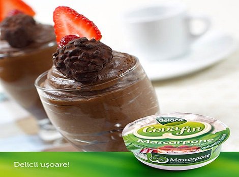 Mousse de ciocolata cu mascarpone