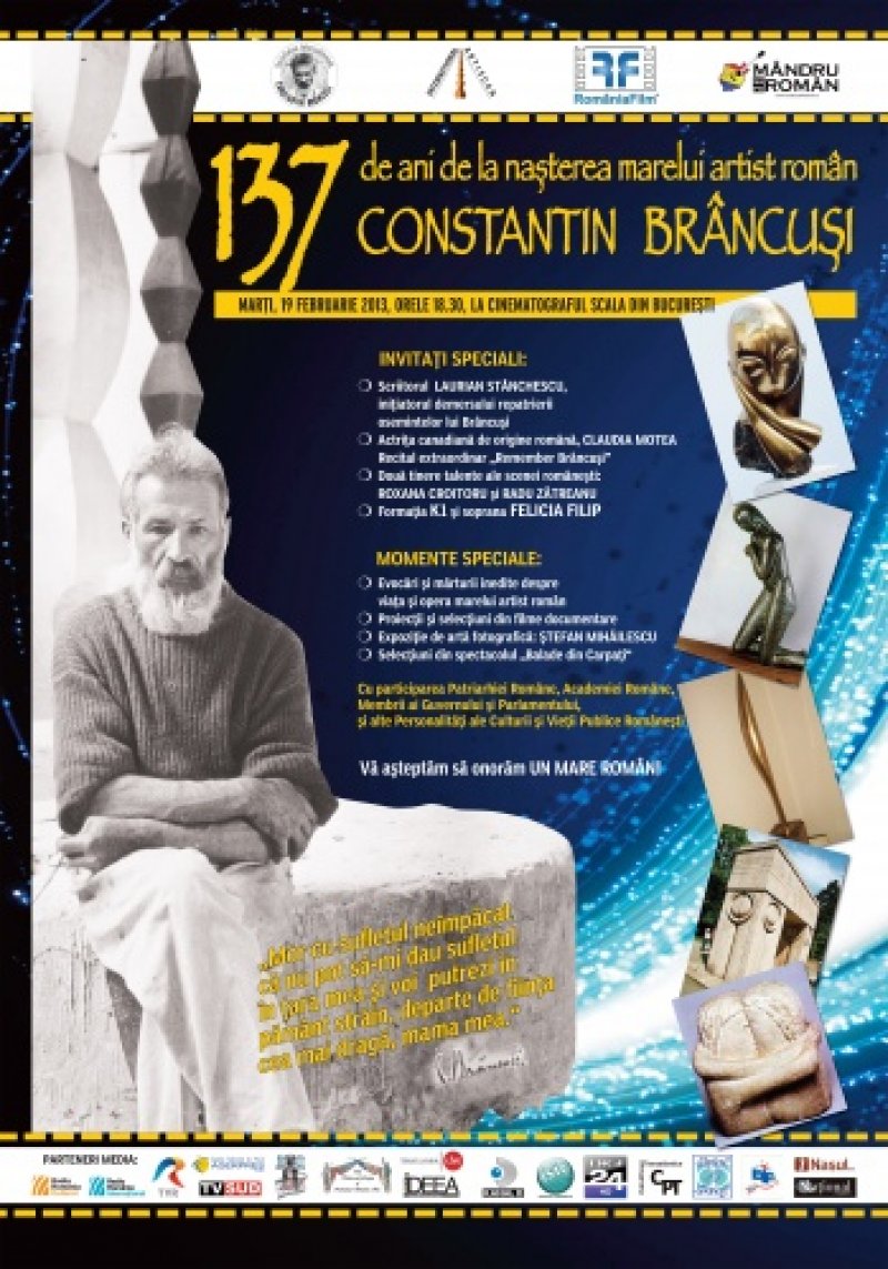 Omagiu aniversar Constantin Brancusi