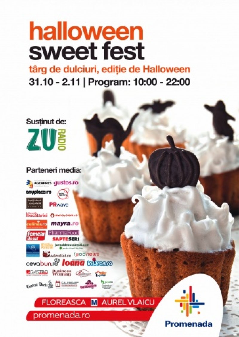 Sweet Fest de Halloween - un regal al dulciurilor alese la mall Promenada