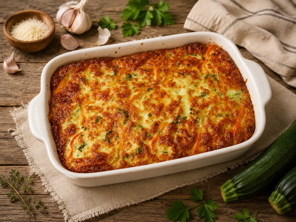 Dovlecei gratinati