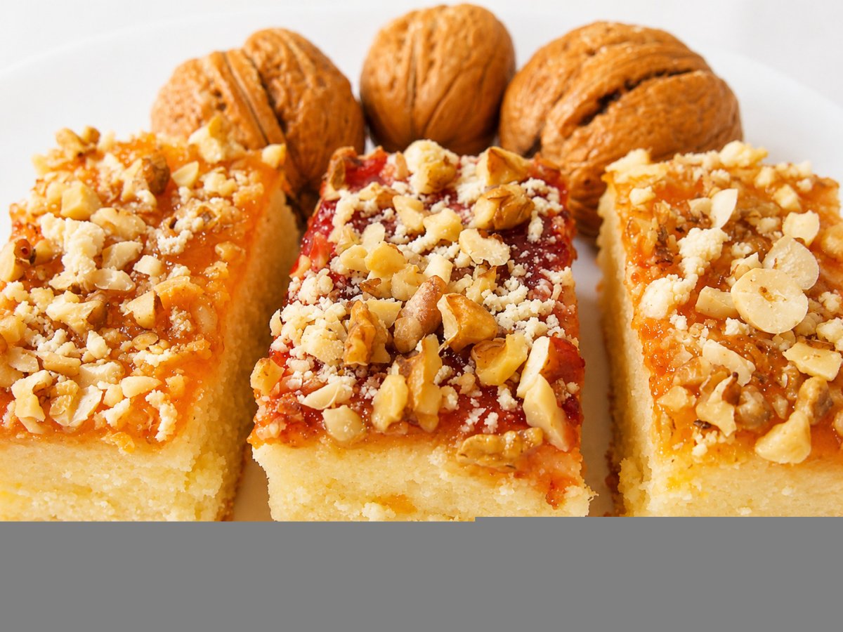 Prajitura Carmen cu gem si nuca
