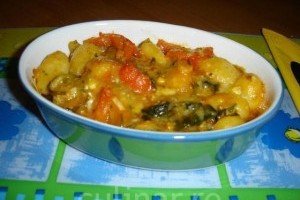 Gnocchi gratin cu legume