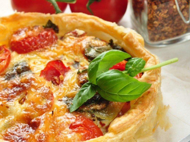 Quiche (placinta) cu dovlecei