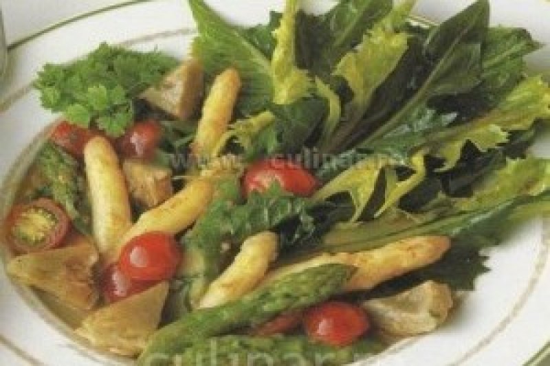 Salata de anghinare si sparanghel