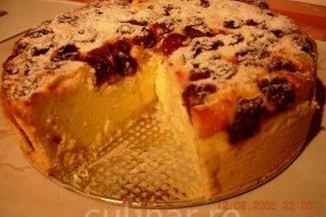 Tarta cu branza dulce si visine