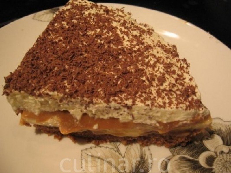 Prajitura cu banane (Banoffee pie)