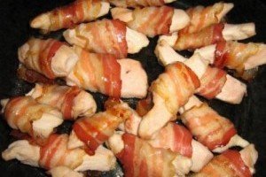 Piept de pui cu bacon