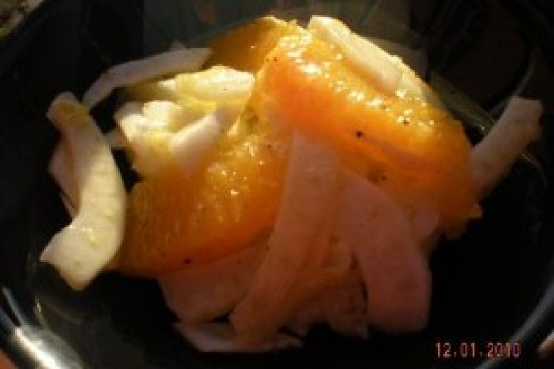 Salata de fenicul si portocale