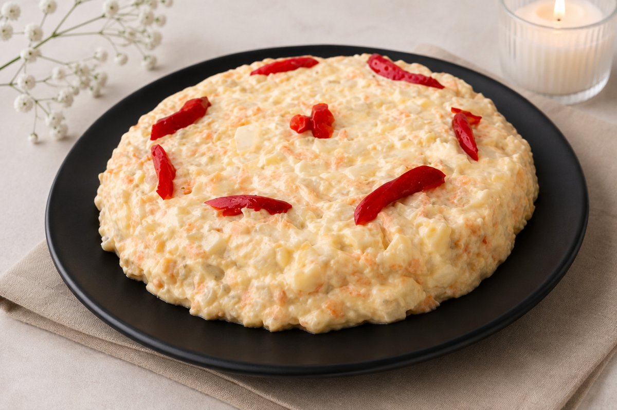Salata de telina cu maioneza
