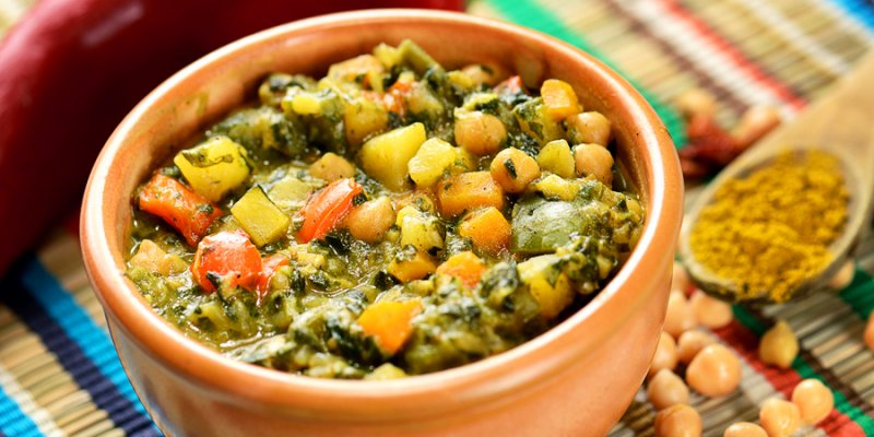 Curry de legume si naut